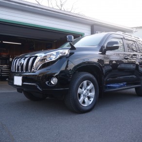 トヨタプラドにセキュリティ、ドライブレコーダー、レーダー探知機取付！！