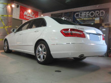 NEW　E300（W212)にセキュリティ！＆雑誌の取材。