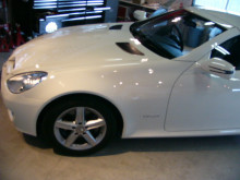 SLKにスマートトップ取付。