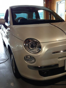 FIAT500にレーダー探知機取付!!