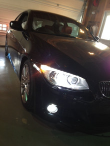 BMW 335にレーダー探知機＆BELLOF!!