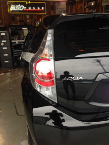 アクアにセキュリティ、ナビ、コーティング!!!