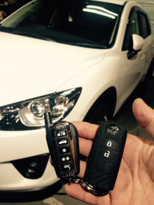 マツダCX-5にエンジンスターター!!