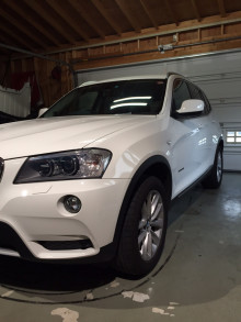 BMW X3にセキュリティ施工!!