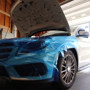 メルセデスベンツGLAにセキュリティ取付＆純正ドライブカメラを駐車録画に！！