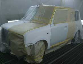 ラパン・塗装　ＧＬＡ２５０・入庫　Ａ１８０・入庫　ノート・入庫　タント・入庫