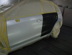 インプレッサ・塗装　ウィッシュ・入庫