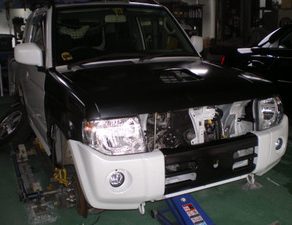 キックス・ﾊﾟｰﾂ仮組み　３００C調色・塗装　ポルシェ車検・入庫　