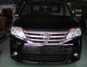 セレナ・入庫　アルファロメオ・コーティング　