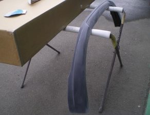 トゥーラン・スポイラー取付　ラパン・塗装準備　インプレッサ・入庫