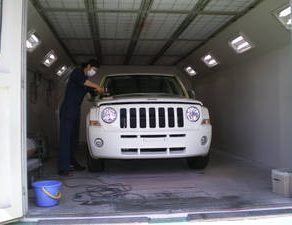 ジープ　パトリオット　ガラスコーティング