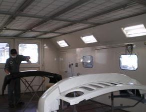 ジープ　パトリオットのバンパーの塗装