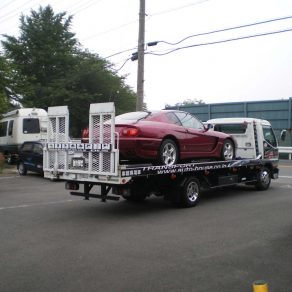 フェラーリ納車　三菱アイペイント　日産ティアナ