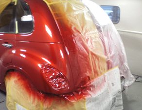 PTクルーザー・塗装・磨き フィット・塗装 パトリオット・塗装