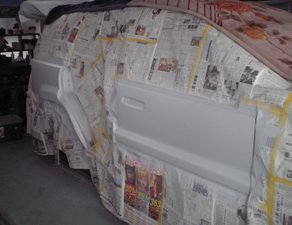 グラチェロ・サフ　ボンゴ・入庫　デミオ・塗装準備