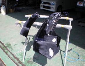 ﾄﾖﾀＢＢ板金　ダイハツムーブ　スバルサンバー車検整備