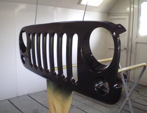 ラングラー・塗装 ベンツ・ラジエータ完成 ラングラー・入庫 シボレークルーズ・入庫