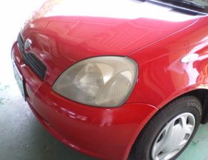 ヴィッツヘッドライト磨き グランドボイジャーバンパーペイント ボディーペイント