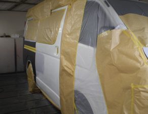 ハイエース・塗装　ワゴンＲ・入庫　