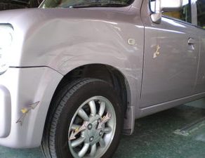 ラパン板金 トヨタコースター板金 プレマシー修理