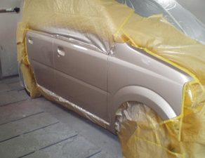 ムーヴ・塗装　ハイエース・サフェーサ　ＰＴクルーザー・入庫