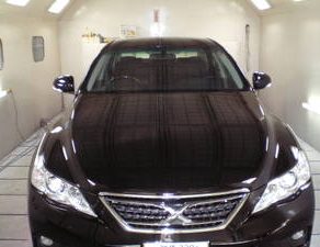 マークＸガラスコート施工　ＰＴクルーザーフェンダー交換　パトリオット磨き　プレオ板金