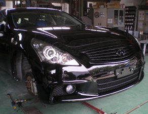 スカイライン・組付　ラングラー・入庫　