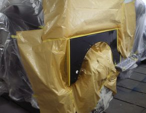 ラングラー・塗装、組付 アルファード・グリル塗装 デミオ・入庫 自転車フレーム・塗装 パトリオット・入庫 ベンツ・入庫