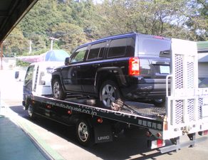 パトリオット納車 ビックホーン登録 ハイマー入庫 アウディA3車高下げ USラングラーガラスコート施工 グランドチェロキー入庫 ナイトロヘッドライト交換