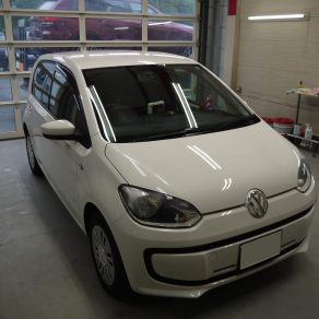 フォルクスﾜｰｹﾞﾝ　up　ボディガラスコーティング　ホイールコーティング
