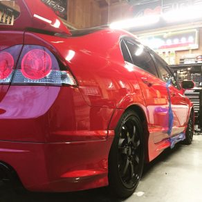 シビックRRにセキュリティ施工!!