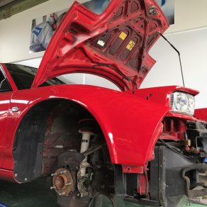 塗装、組付けNSX完成！！