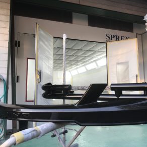 エアロパーツの塗装!!