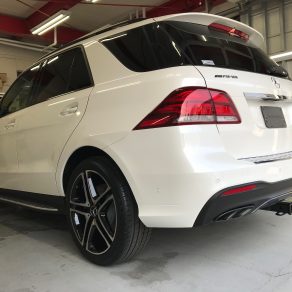 【動画付】AMG GLE43にヒッチメンバー取付＆コーティング施工!!