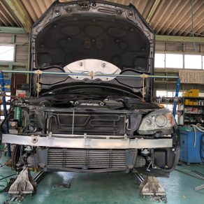 メルセデスベンツ板金修理・塗装W204!!