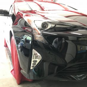 プリウスにセキュリティ＆エンジンスターター＆ドライブレコーダー＆ボディーコーティング!!