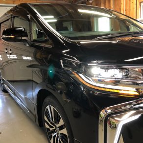 【動画付】50アルファードにイモビライザー、シーケンシャルドアミラーウインカー、ボディーコーティングなど!!