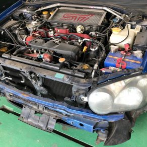 インプレッサS203外装補修塗装!!