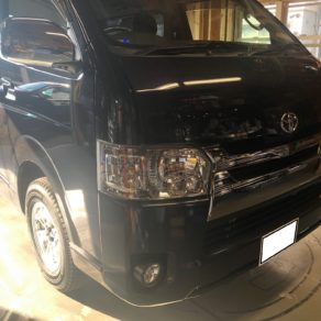 ハイエースにセキュリティ取付＆追加イモビライザー取付!!