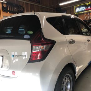 営業車にセキュリティ施工!!