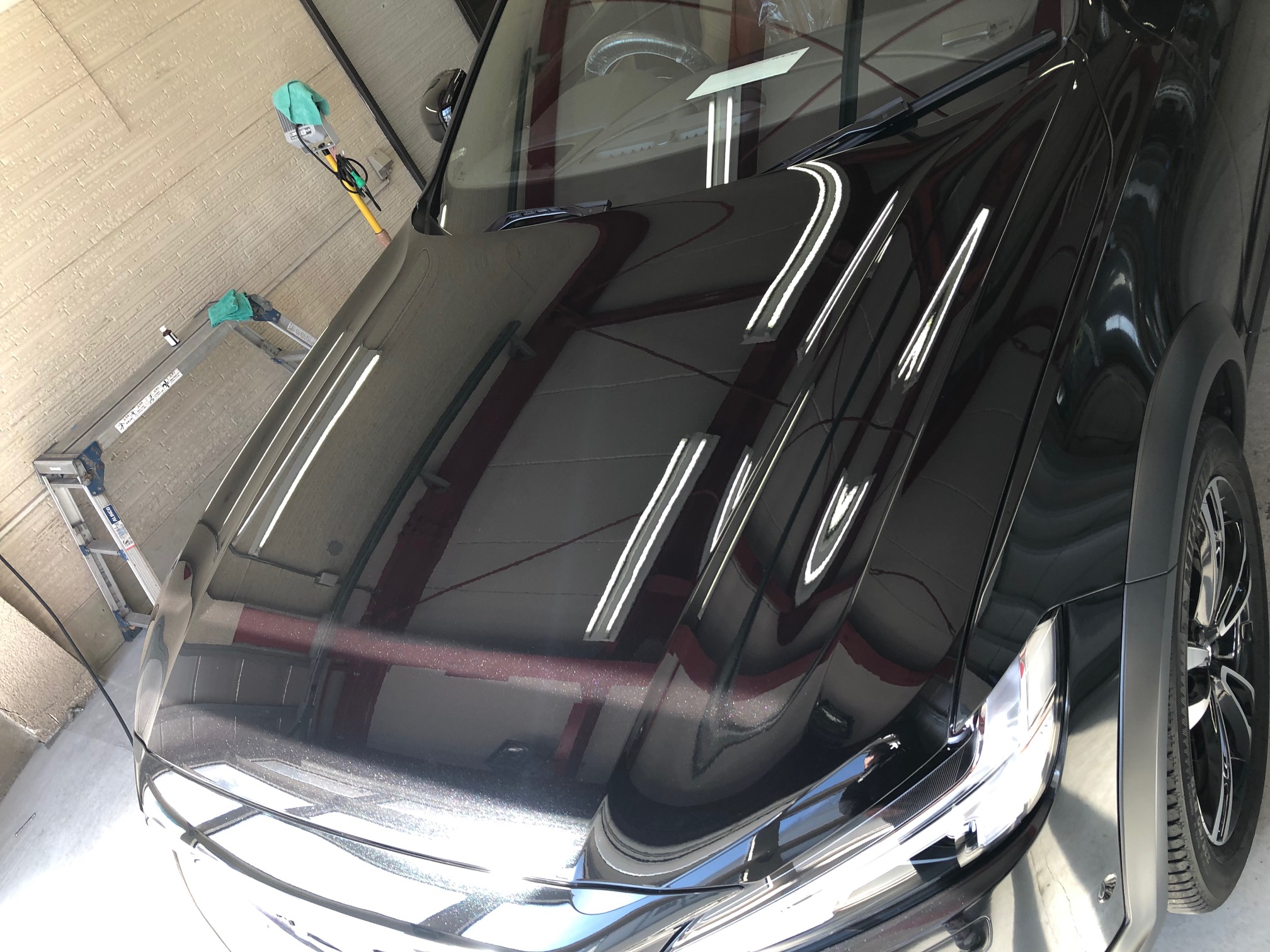 Volvo V90のボディーコーティング クリアーガード ドライブレコーダー等取付 板金 塗装 コーティング カーセキュリティのオートハウス イシダボデー
