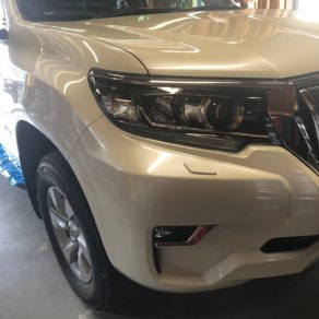 150後期プラドにリレーアタック対策のキーレスブロック＆デジタルイモビライザー取付‼