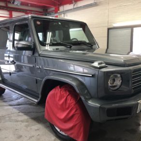 新型G550にエコテクトナノプラスコーティング、ガラス撥水、、クリアーガード、前後ドライブレコーダー、レーザー＆レーダー探知機取付！
