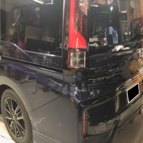 ステップワゴンにリモートスタート付きセキュリティ取付!!