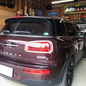 MINIクラブマンにAMPIREセキュリティ＆前後ドライブレコーダー取付！！