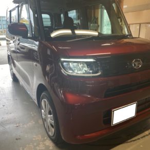 ダイハツ タントにセキュリティ取付!!