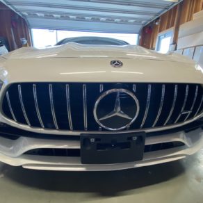 AMG GT4入荷！納車に向けて速攻作業開始。