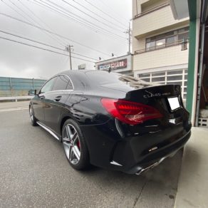 CLA45にドライブレコーダー＆レーザーレーダー探知機＆TVキャンセラー取付！！