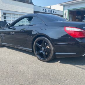 G350Dガラスコーティング&SLホイールブラックペイント!!