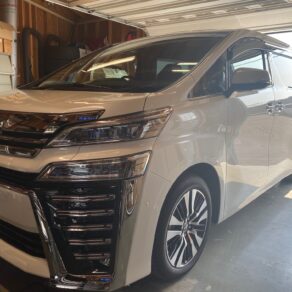 販売車両ヴェルファイヤーにIGLA＆ドライブレコーダー＆ボディーコーティング他！！